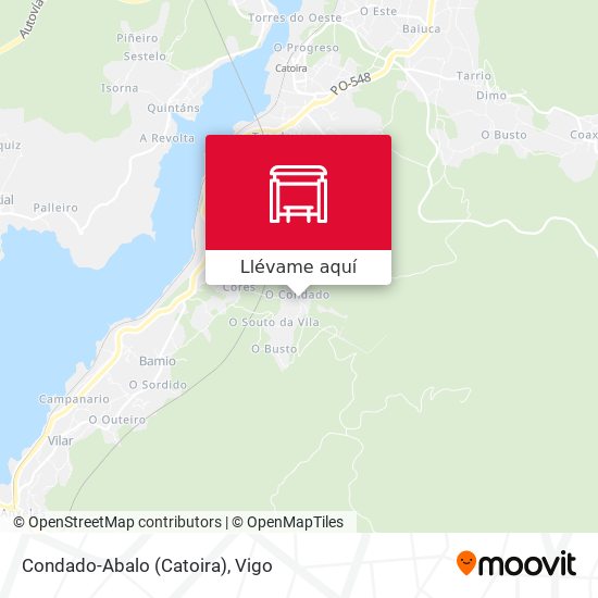Mapa Condado-Abalo (Catoira)