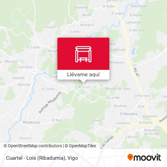 Mapa Cuartel - Lois (Ribadumia)