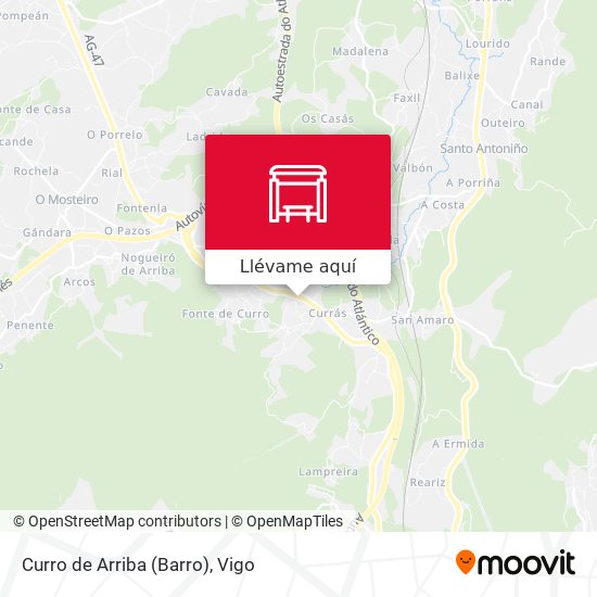 Mapa Curro de Arriba (Barro)