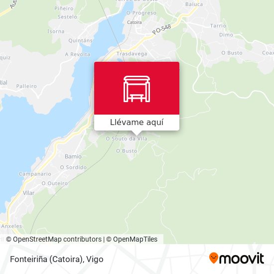 Mapa Fonteiriña (Catoira)