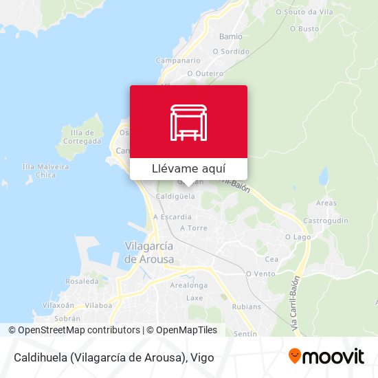 Mapa Caldihuela (Vilagarcía de Arousa)