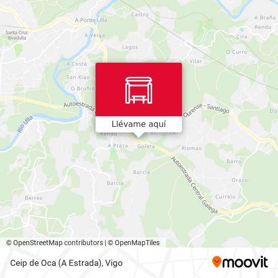 Mapa Ceip de Oca (A Estrada)
