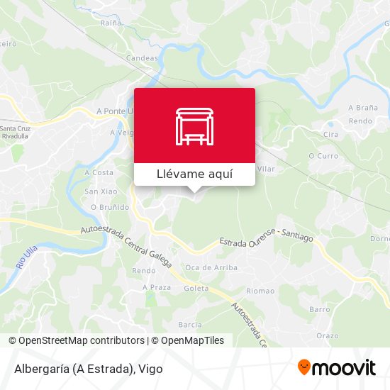 Mapa Albergaría (A Estrada)