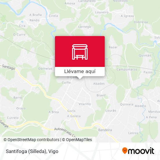 Mapa Santifoga (Silleda)