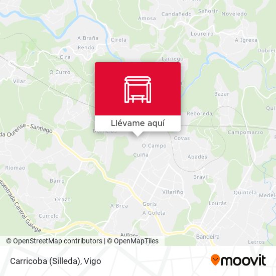 Mapa Carricoba (Silleda)