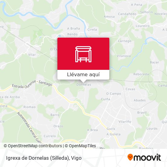 Mapa Igrexa de Dornelas (Silleda)