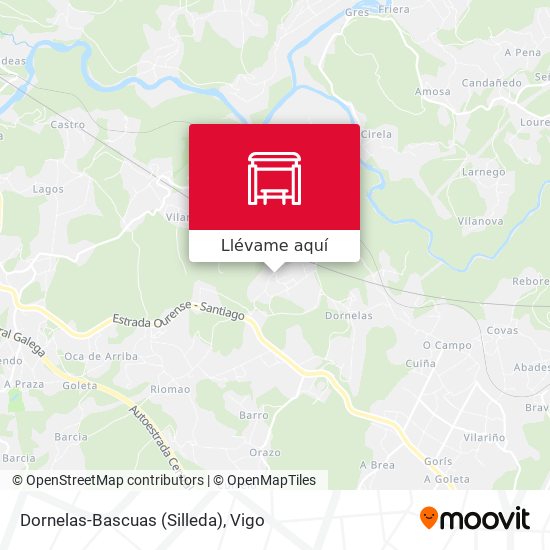 Mapa Dornelas-Bascuas (Silleda)