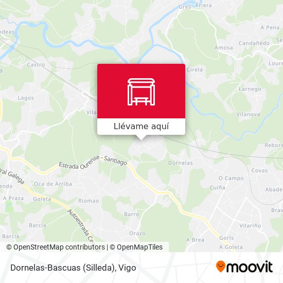 Mapa Dornelas-Bascuas (Silleda)