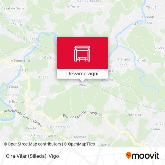 Mapa Cira-Vilar (Silleda)