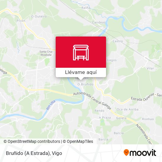 Mapa Bruñido (A Estrada)