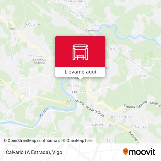 Mapa Calvario (A Estrada)