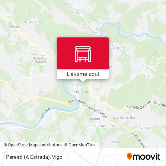 Mapa Pereiró (A Estrada)