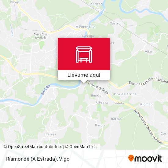 Mapa Riamonde (A Estrada)