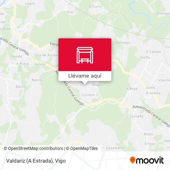 Mapa Valdariz (A Estrada)