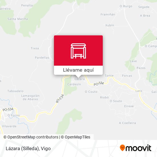 Mapa Lázara (Silleda)