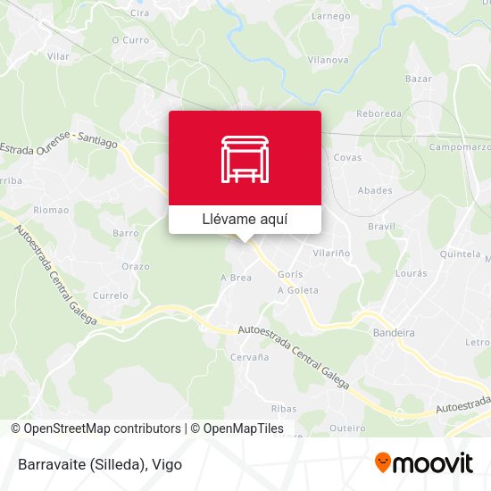 Mapa Barravaite (Silleda)