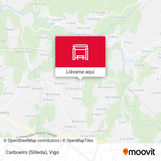 Mapa Carboeiro (Silleda)