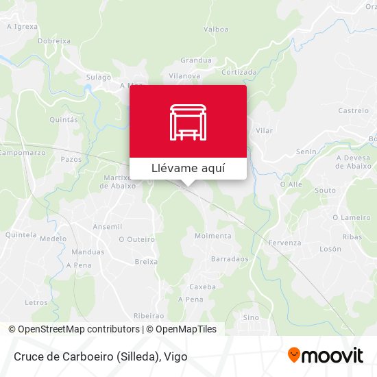 Mapa Cruce de Carboeiro (Silleda)