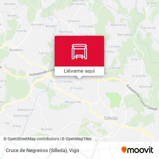 Mapa Cruce de Negreiros (Silleda)