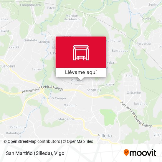 Mapa San Martiño (Silleda)