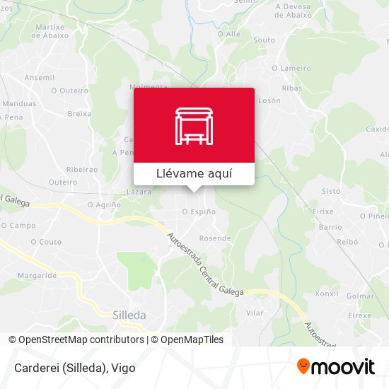 Mapa Carderei (Silleda)