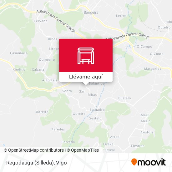 Mapa Regodauga (Silleda)