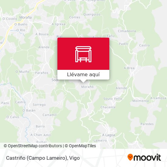 Mapa Castriño (Campo Lameiro)