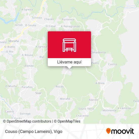 Mapa Couso (Campo Lameiro)