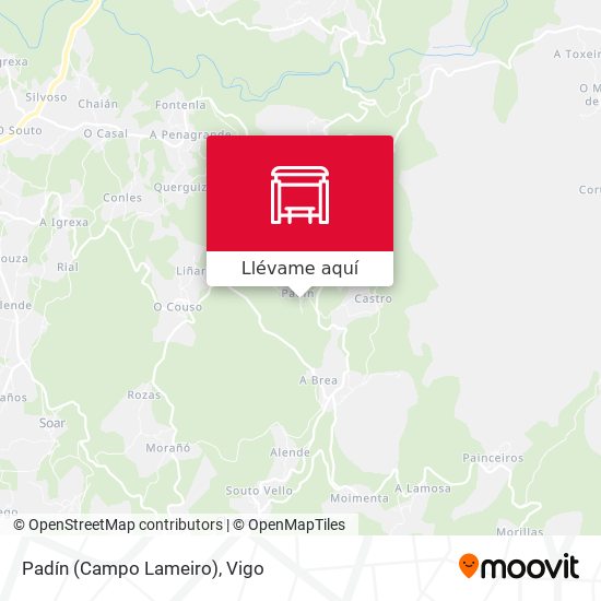 Mapa Padín (Campo Lameiro)