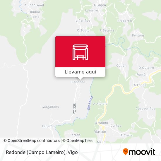 Mapa Redonde (Campo Lameiro)