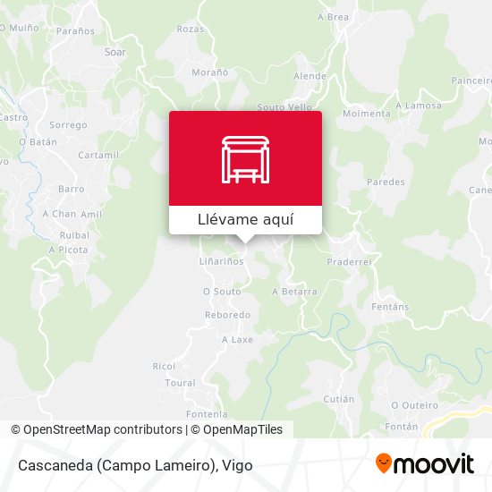 Mapa Cascaneda (Campo Lameiro)