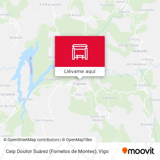 Mapa Ceip Doutor Suárez (Fornelos de Montes)