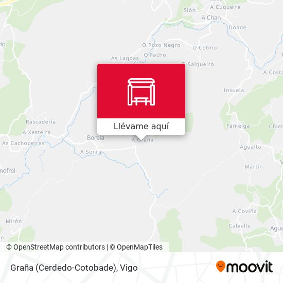 Mapa Graña (Cerdedo-Cotobade)