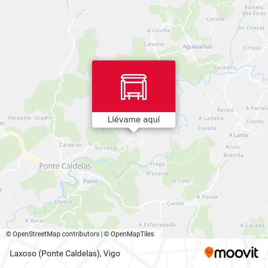 Mapa Laxoso (Ponte Caldelas)