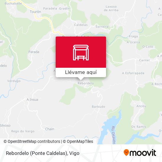 Mapa Rebordelo (Ponte Caldelas)