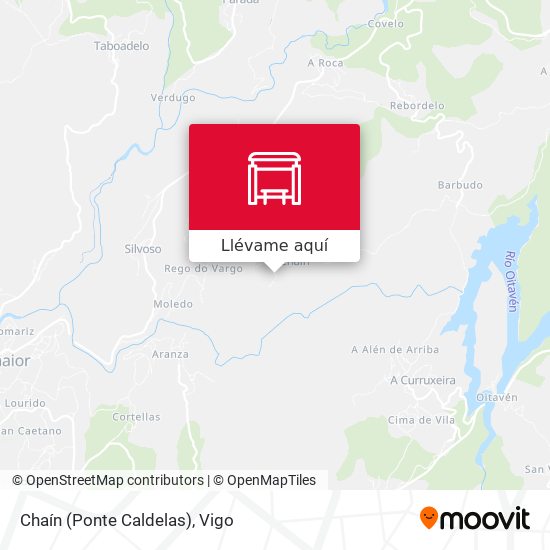 Mapa Chaín (Ponte Caldelas)
