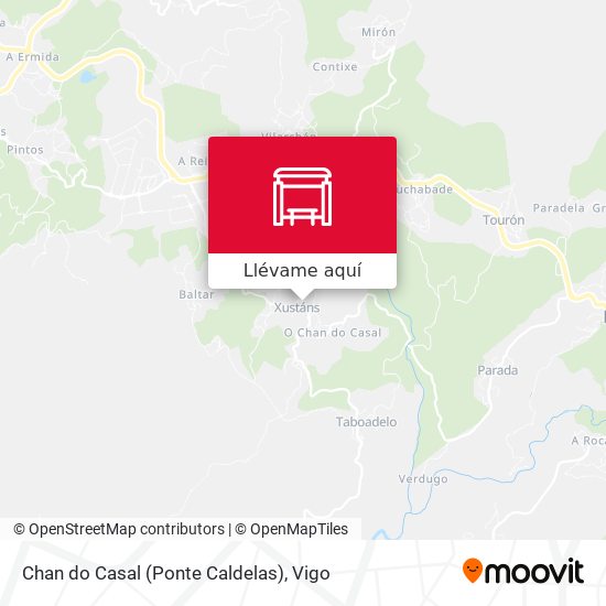 Mapa Chan do Casal (Ponte Caldelas)