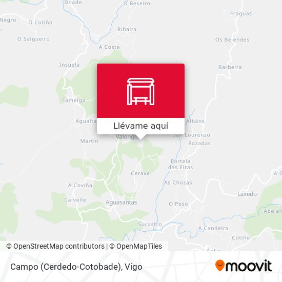 Mapa Campo (Cerdedo-Cotobade)
