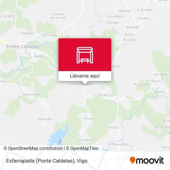 Mapa Esfarrapada (Ponte Caldelas)