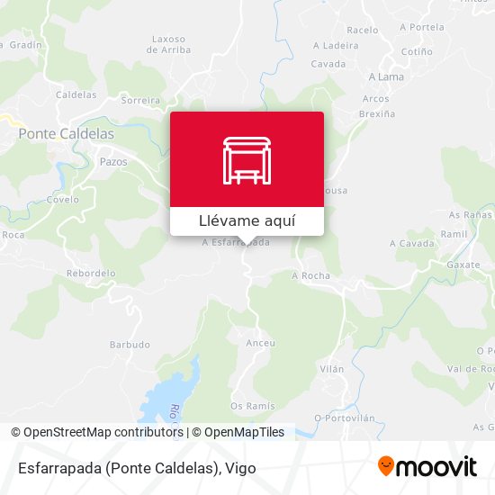 Mapa Esfarrapada (Ponte Caldelas)