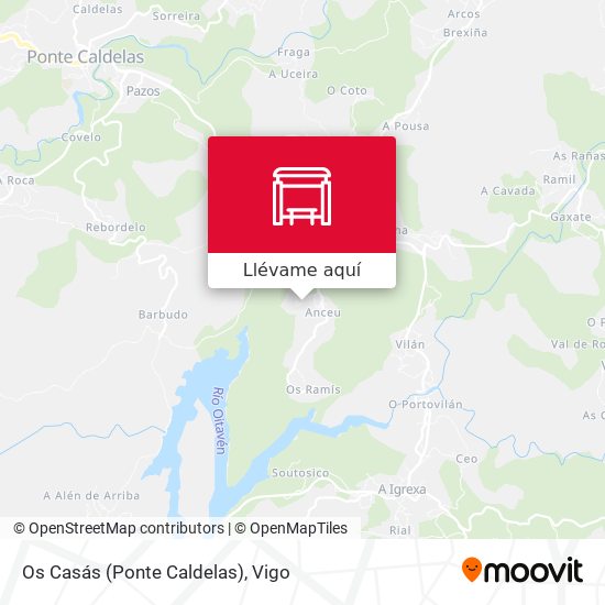 Mapa Os Casás (Ponte Caldelas)