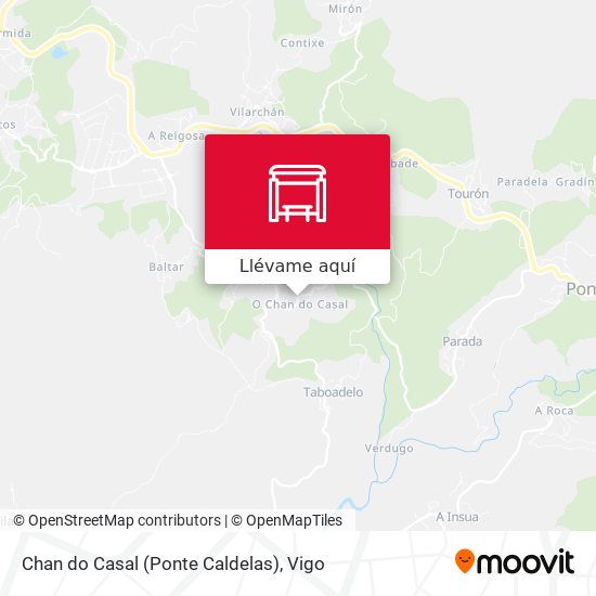 Mapa Chan do Casal (Ponte Caldelas)