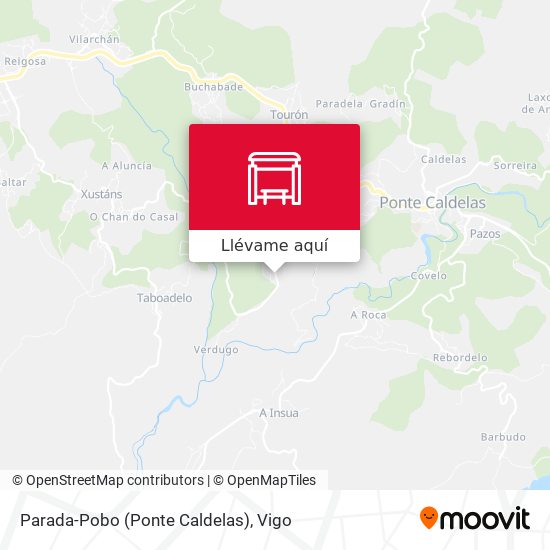 Mapa Parada-Pobo (Ponte Caldelas)