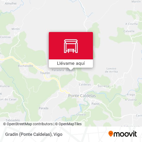 Mapa Gradín (Ponte Caldelas)