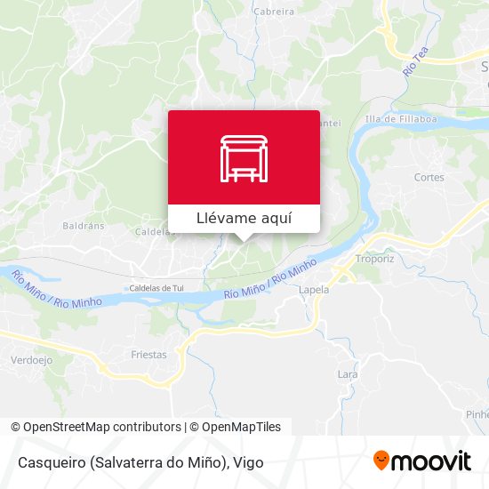 Mapa Casqueiro (Salvaterra do Miño)