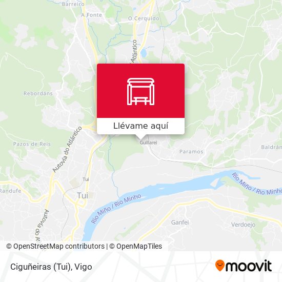 Mapa Ciguñeiras (Tui)