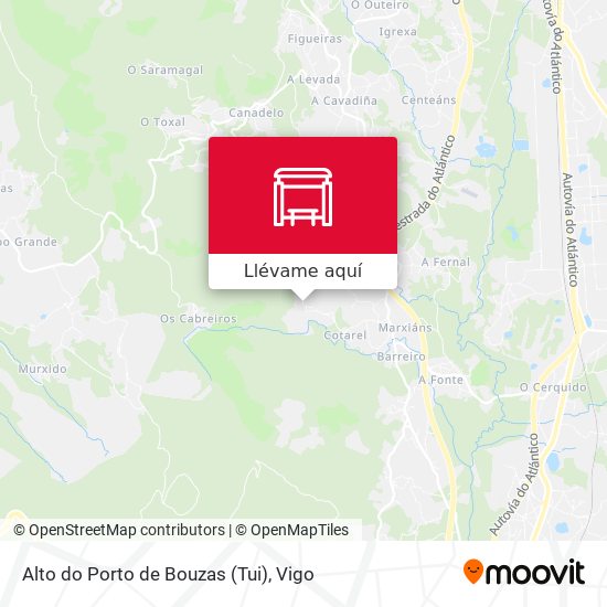 Mapa Alto do Porto de Bouzas (Tui)
