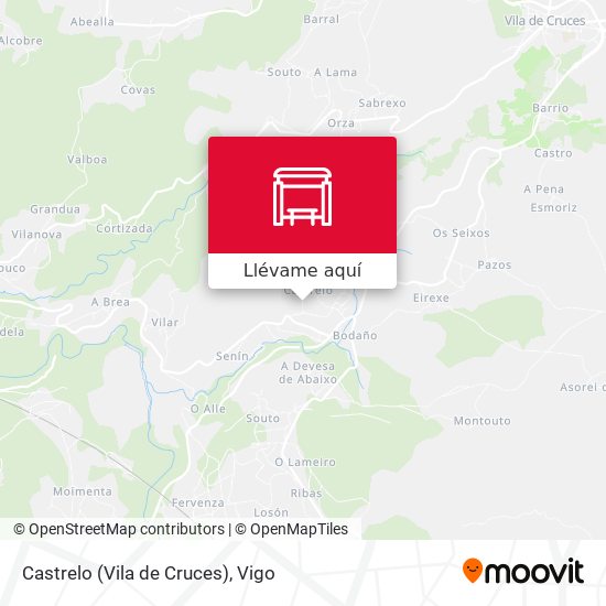 Mapa Castrelo (Vila de Cruces)