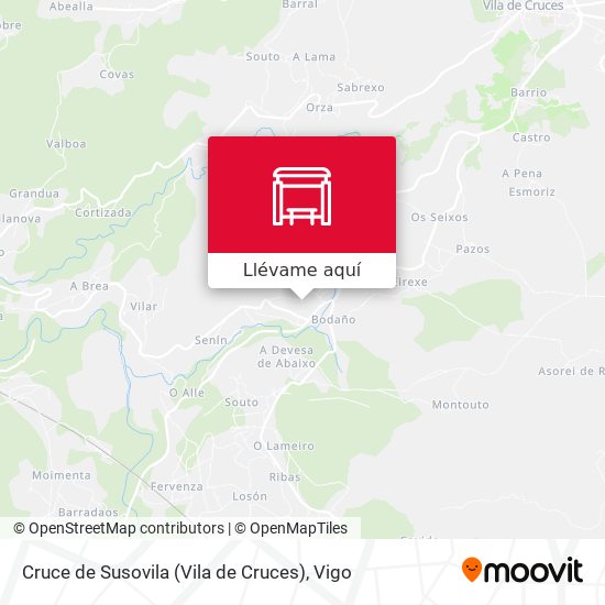 Mapa Cruce de Susovila (Vila de Cruces)