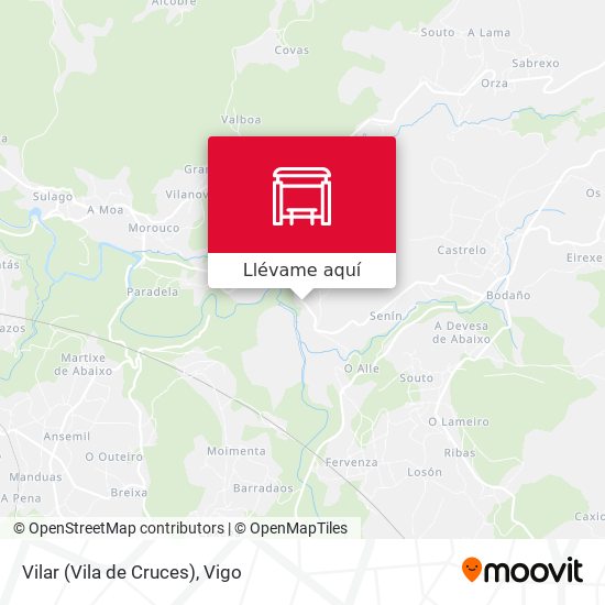 Mapa Vilar (Vila de Cruces)